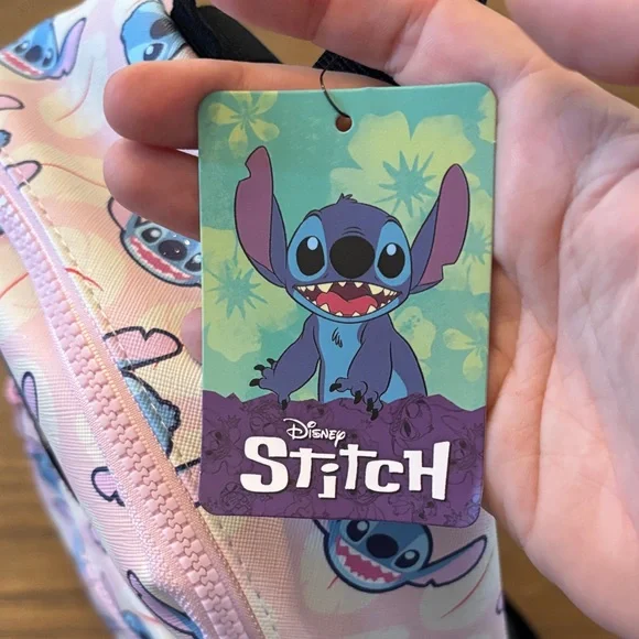 Disney Stitch Kids Backpack - Pink and Blue - Picture 2 of 6